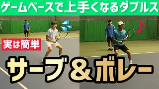 【基本から上級者テクニックまで】テニス サーブ&ボレーは難しくない！